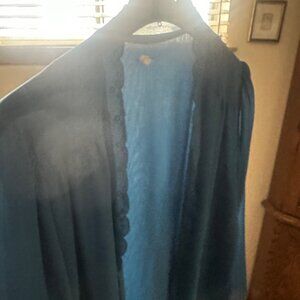 Open sheer top.  Light and elegant for those summer nights